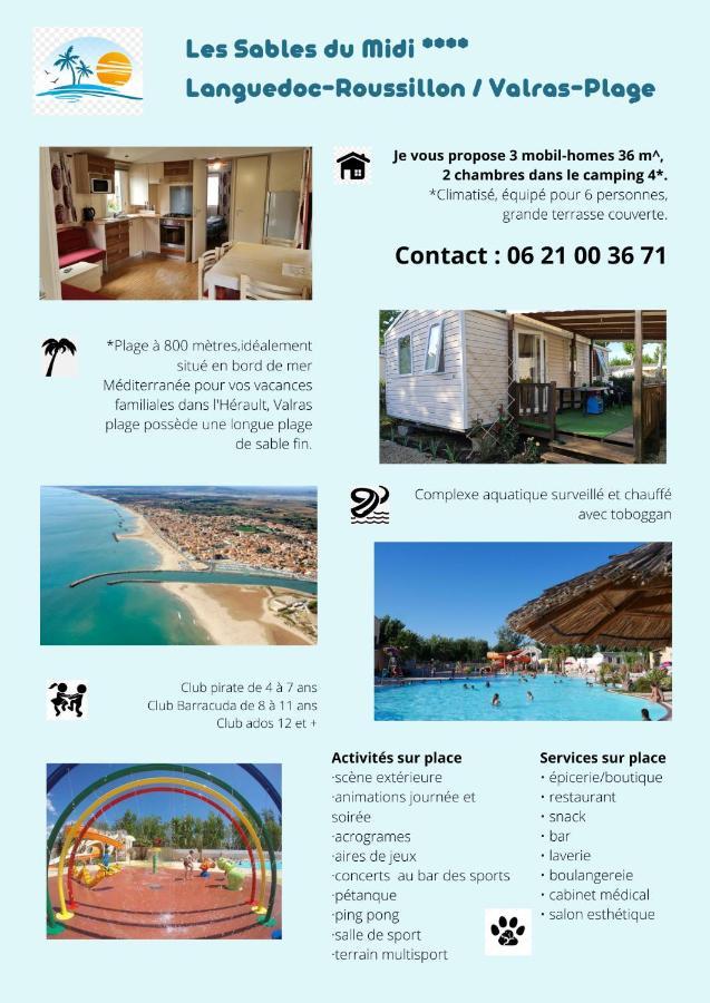 Les Sables Du Midi Hotel Valras-Plage Kültér fotó